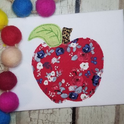 apple machine applique design